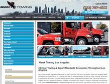 Tablet Screenshot of los-angeles-towing.com